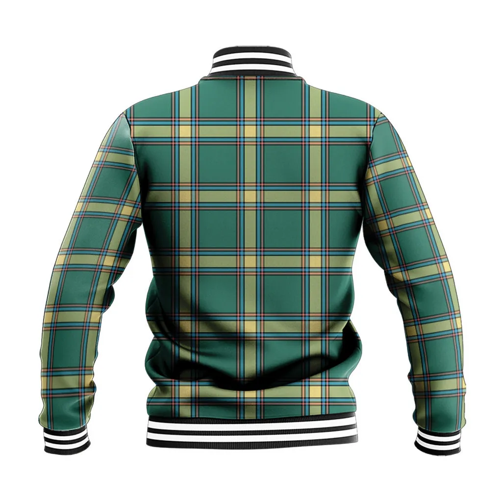 Alberta Province Canada Tartan Baseball Jacket
