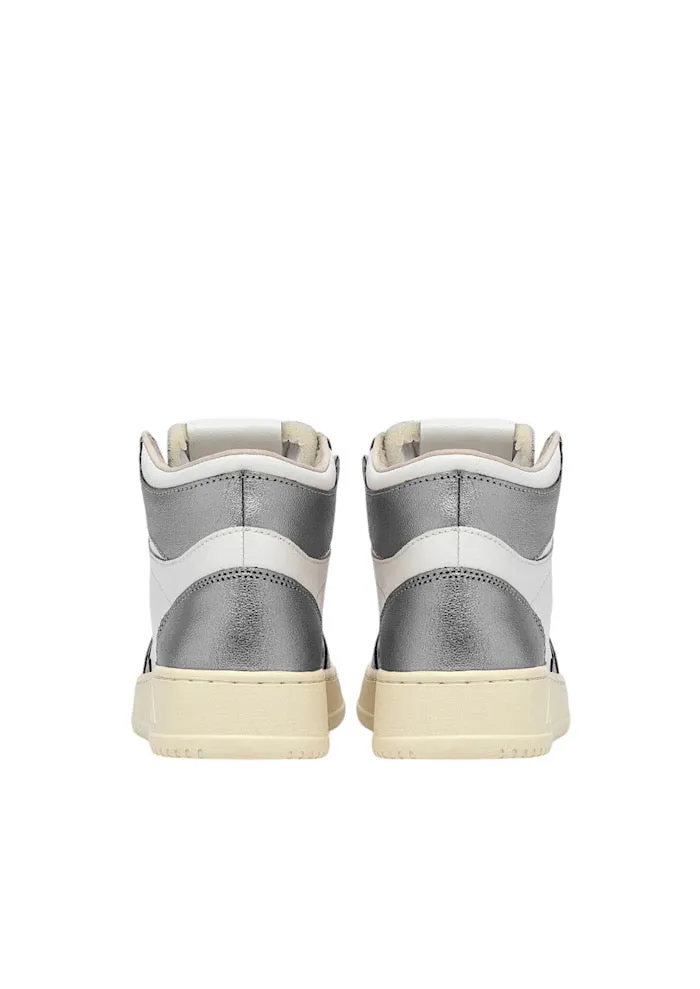 AUTRY Medalist Mid Bicolor White/ Steel Metallic