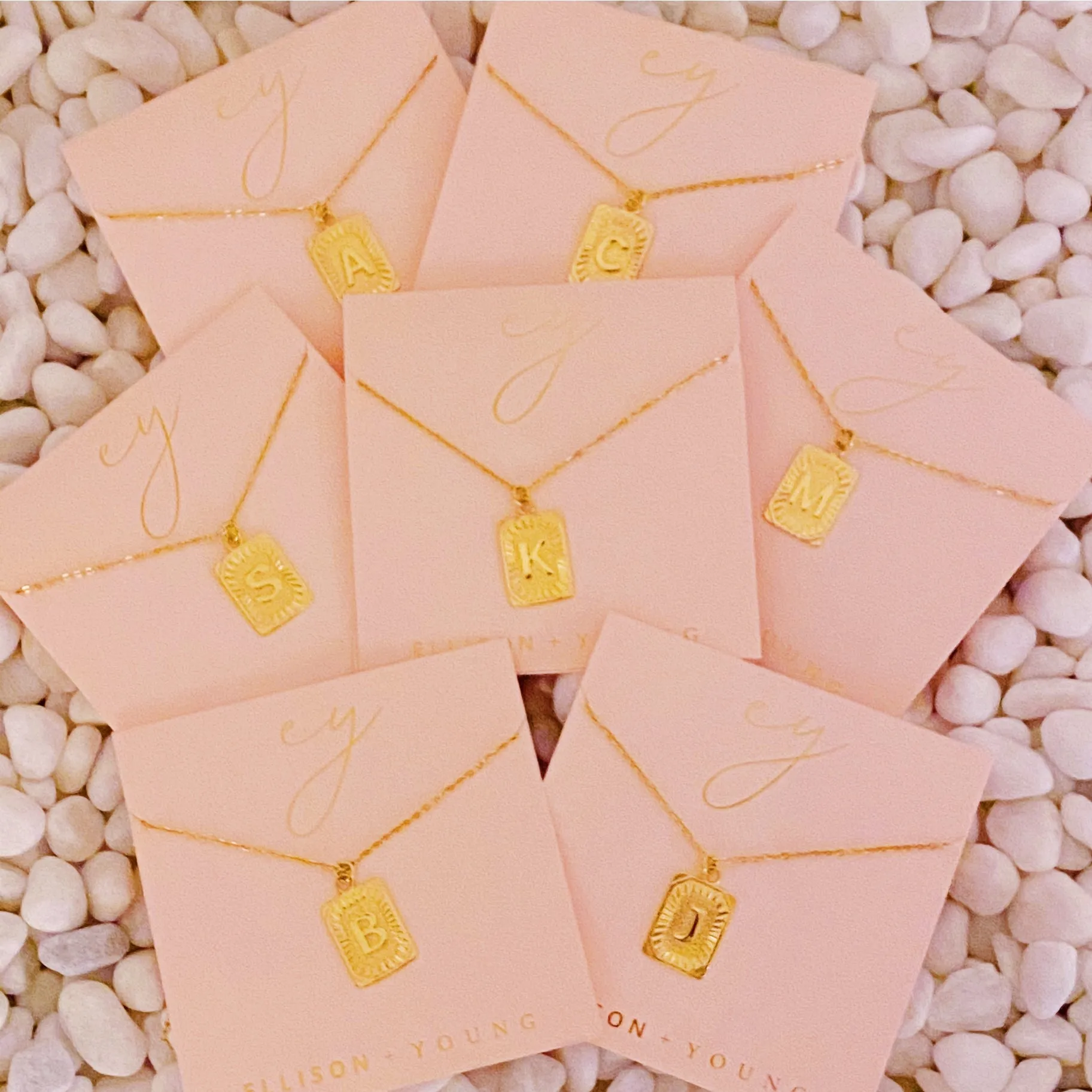 Aztec Initial Necklace