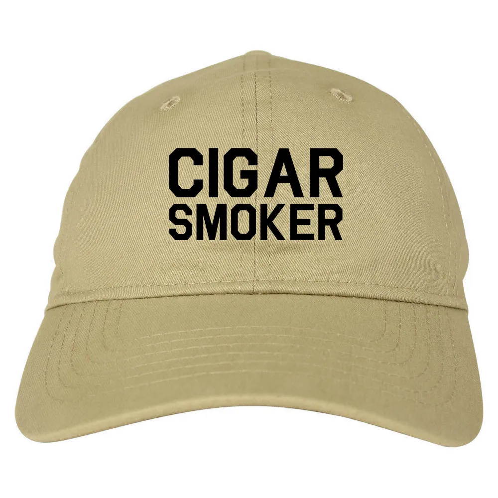 Cigar Smoker Mens Dad Hat Baseball Cap