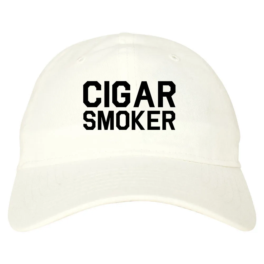 Cigar Smoker Mens Dad Hat Baseball Cap