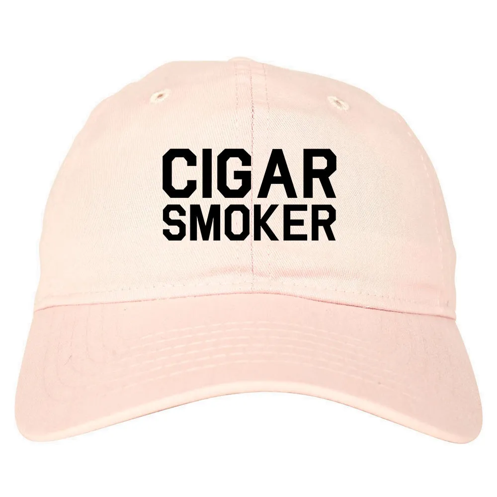 Cigar Smoker Mens Dad Hat Baseball Cap