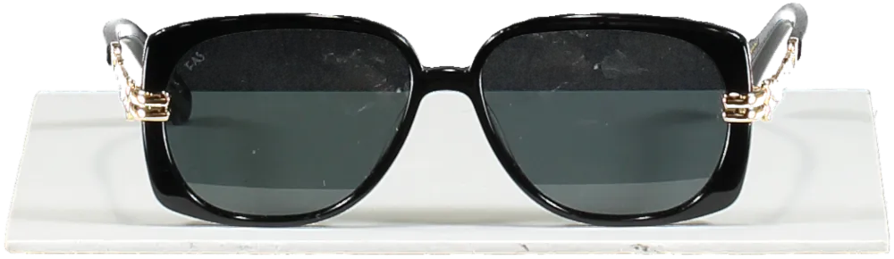 For Art's Sake Black Icon Sunglasses One Size