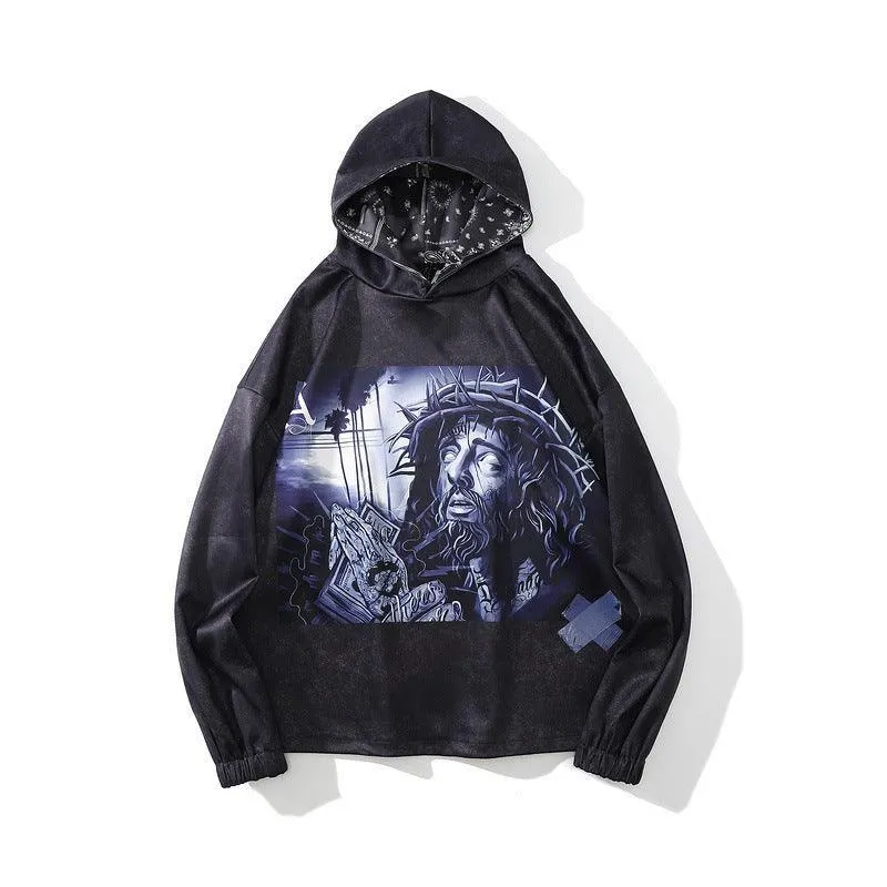 High Street Dark Goethe Religious Hoodie