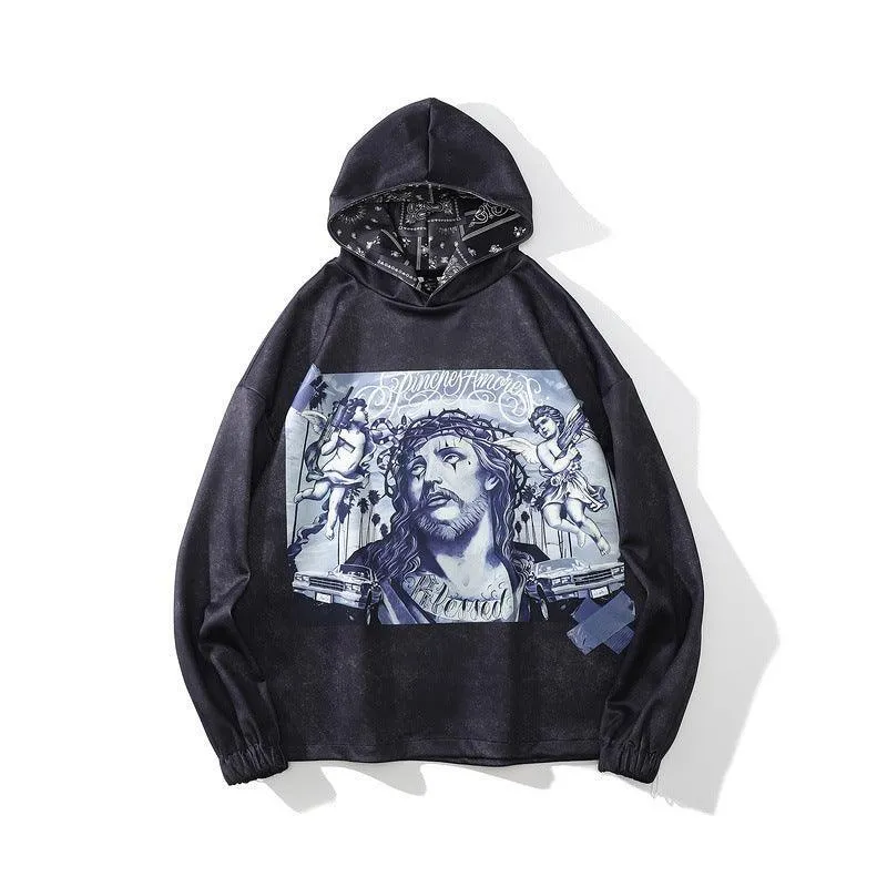 High Street Dark Goethe Religious Hoodie