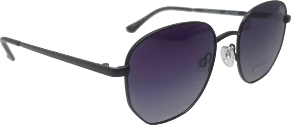 Quay Black Big Time Polarized Sunglasses in Case