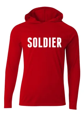 SOLDIER LONG SLEEVE HOODED TEE