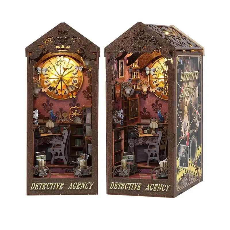 Supernatural Detective: Mystical Diorama Wooden LED DIY Book Nook Kit