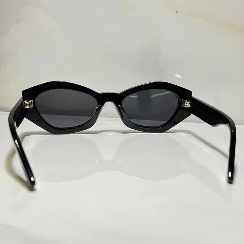 Women's Summer Sunglasses For Men and Women Signature B1U style Anti-Ultraviolet Retro Plate Full Frame Eyeglasses Random Box