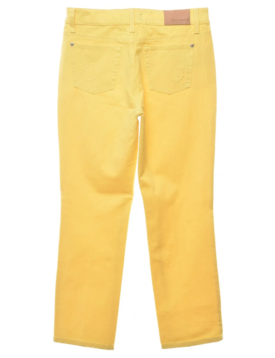 Yellow Tapered Jeans - W30 L29